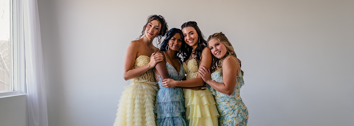 TBC Occasions Prom and Formal Dresses in Colorado TBC Occasions TBC Squad Sarah Lindsay Photography. Mobile image