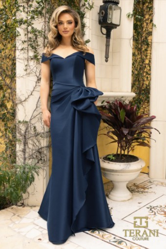 Terani Couture 242M3335 #0 default Navy thumbnail