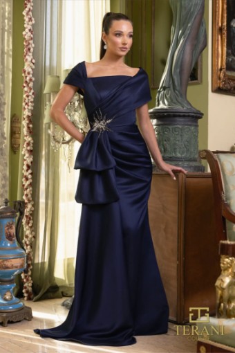 Terani Couture 242M3338 #0 default Navy thumbnail