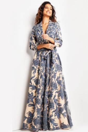 Jovani 26148 #1 Navy/Nude thumbnail