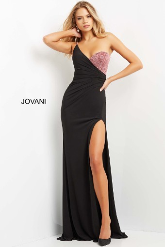 Jovani 09021 #4 Black/Pink thumbnail