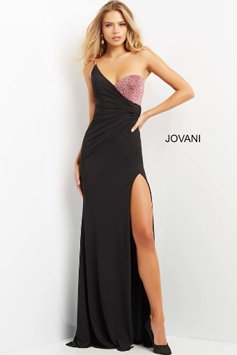 Jovani 09021 #0 default Black/Pink thumbnail
