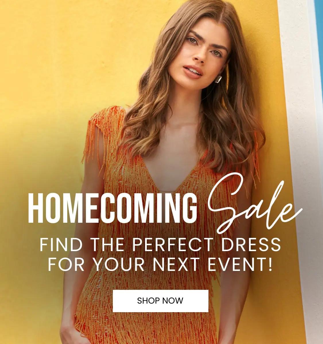 Homecoming Sale Dresses at TBC Occasions