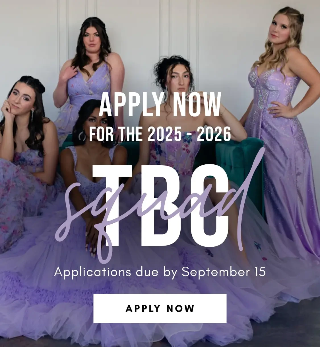 Apply to TBC Occasions Squad for 2025-2026