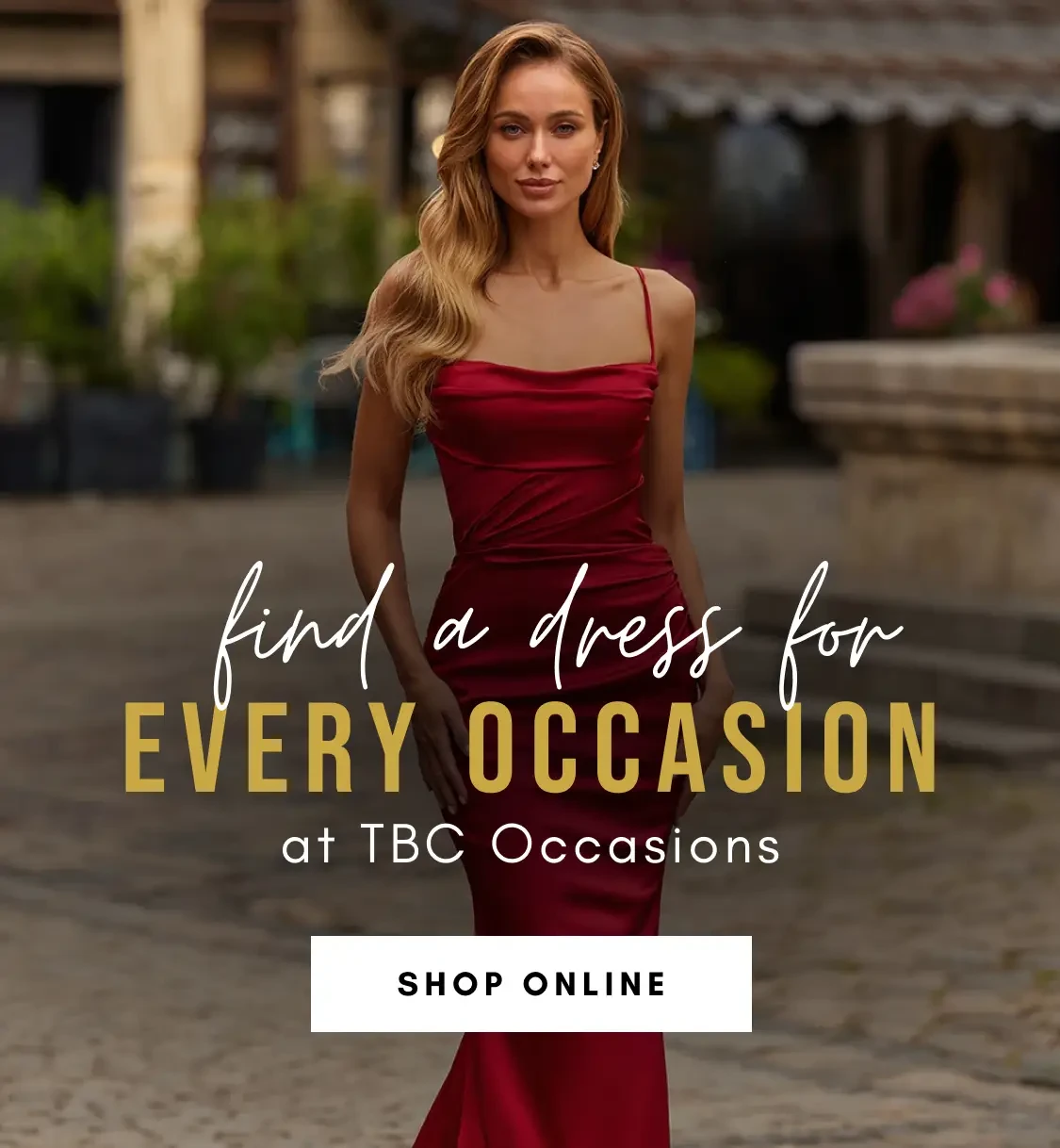 social occasion gowns at TBC Occasions in CO